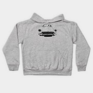 MGB 1970s classic car monoblock white Kids Hoodie